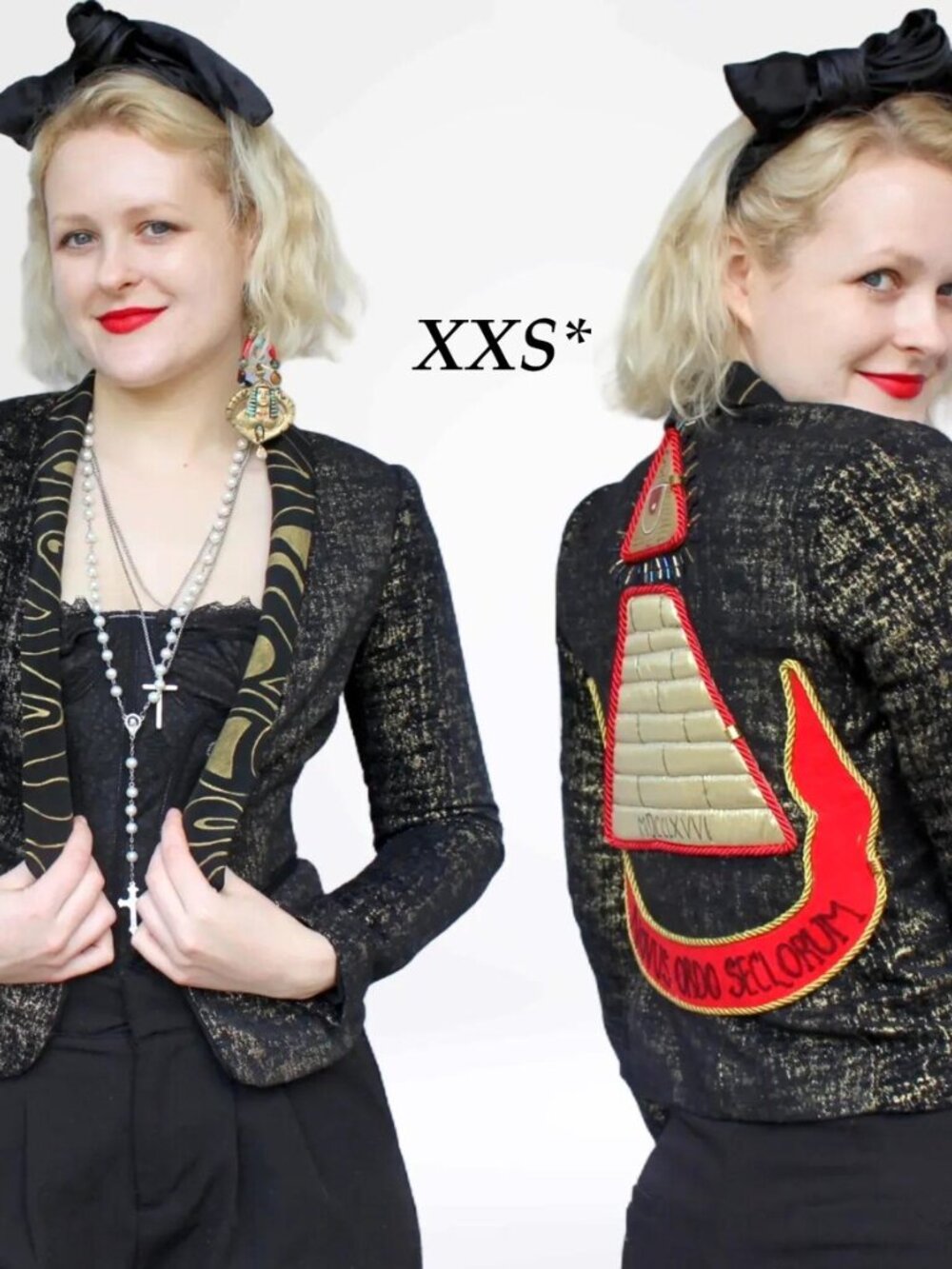 Desperately Seeking 80s Pyramid Style Size XXS* Susan Jacket